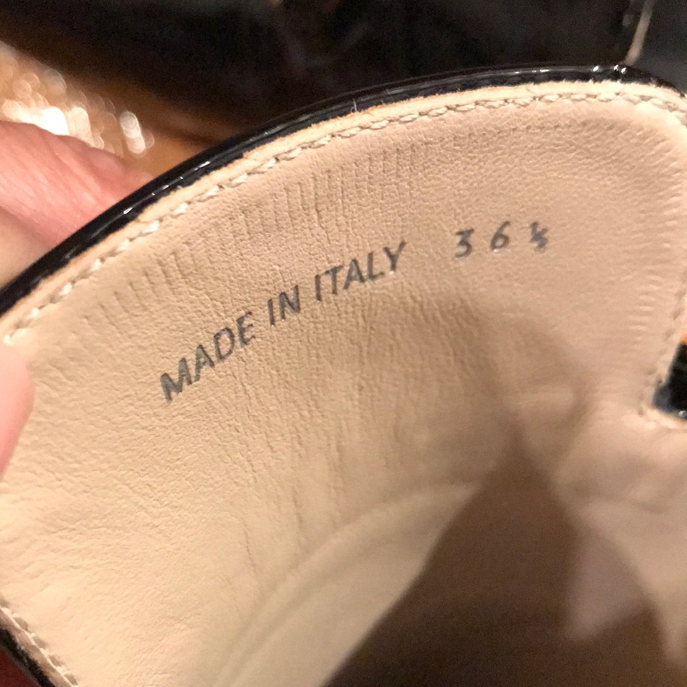 Prada logo slide black mules 36.5 - Picture 3 of 6